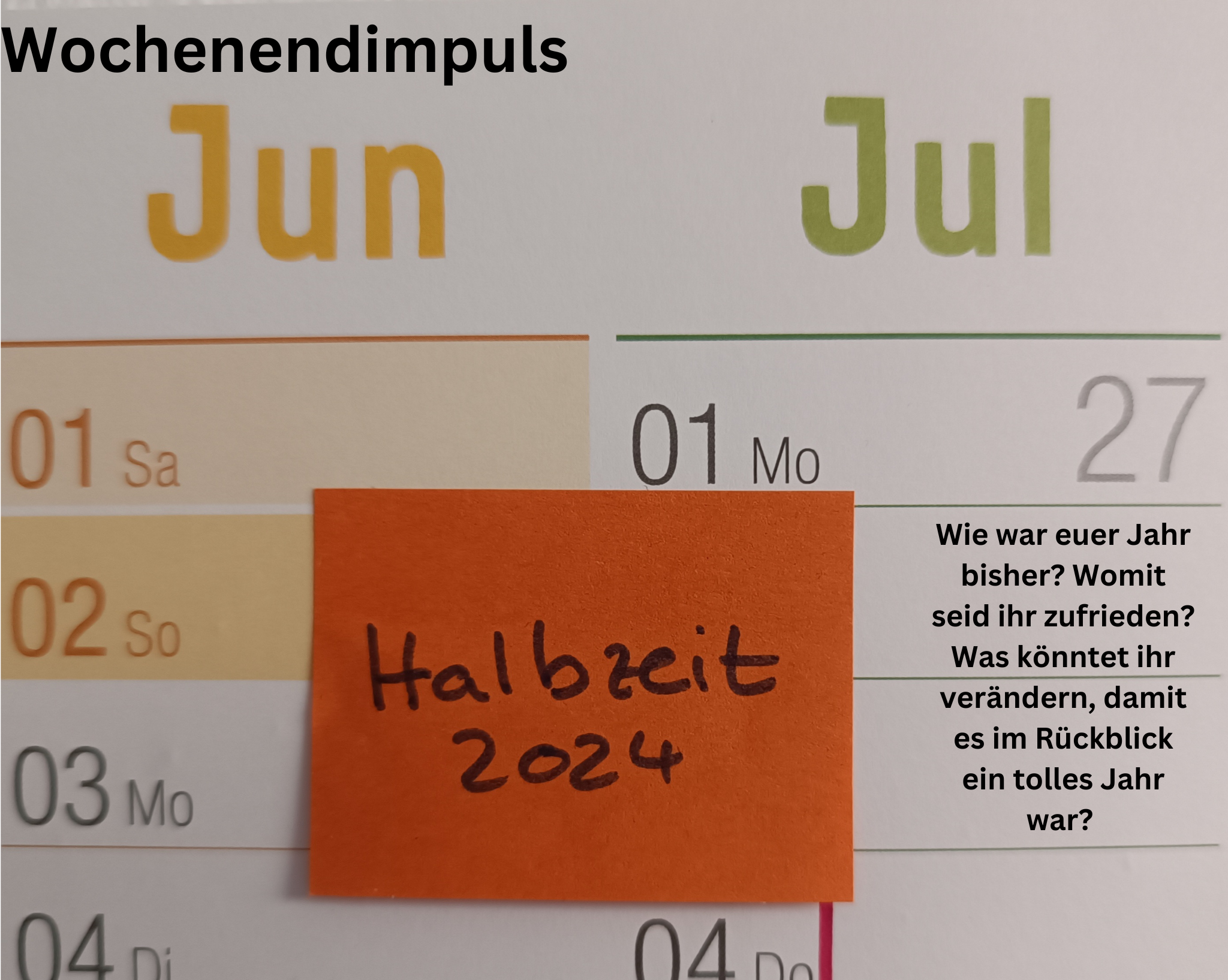 Wochenendimpuls