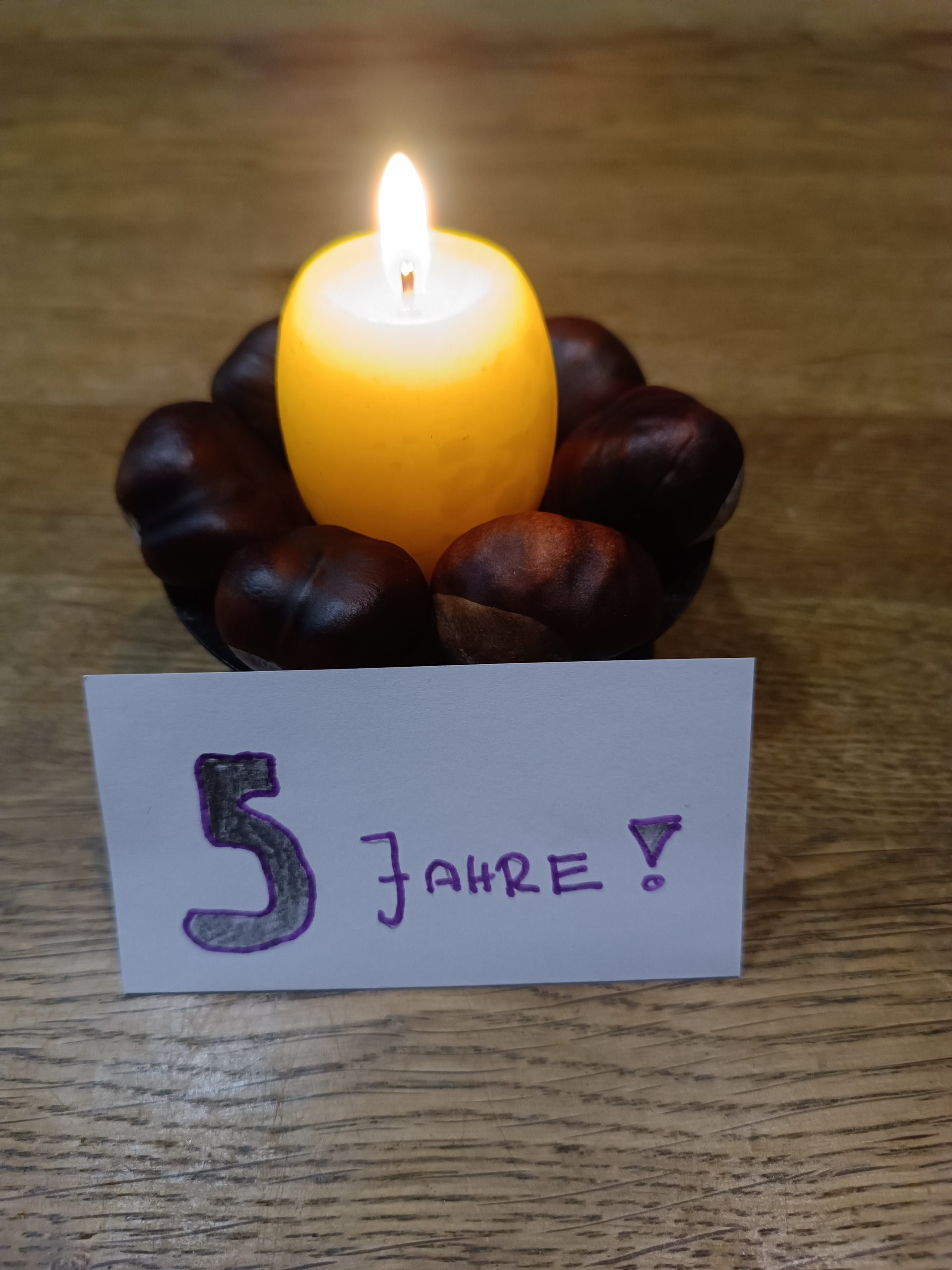 5 Jahre – ein Dankeschön